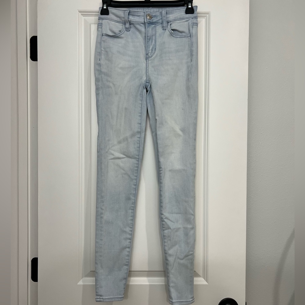 American Eagle skinny light jeans